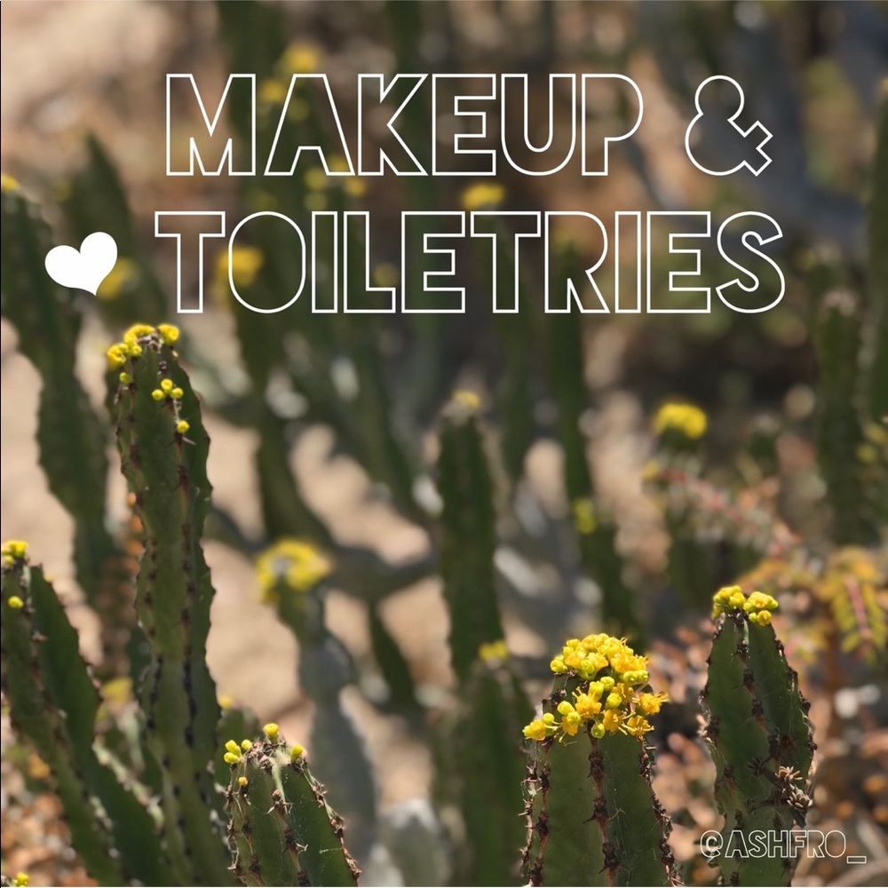 MAKEUP & TOILETRIES.
